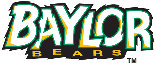 Baylor Bears 1997-2004 Wordmark Logo 02 custom vinyl decal